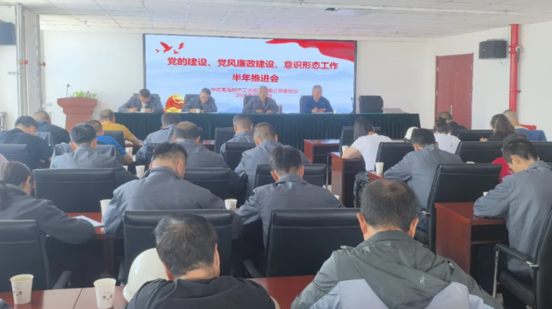 工投公司黨委召開黨的建設(shè)、黨風(fēng)廉政建設(shè)、意識(shí)形態(tài)工作半年推進(jìn)會(huì)